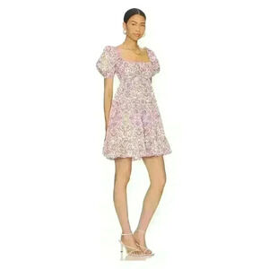 NWT Revolve Misa Los Angeles Vernanda Floral Kayla Mini Dress. Size L